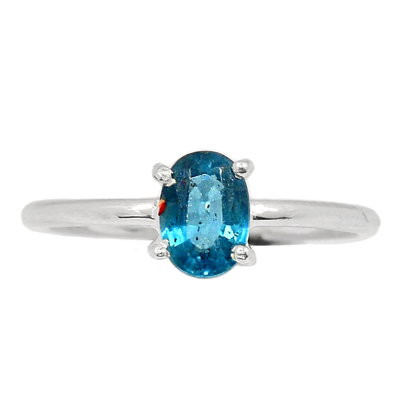 Claw - Teal Blue Kyanite Faceted Ring - TKFR166