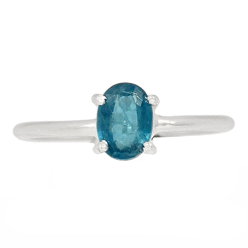 Claw - Teal Blue Kyanite Faceted Ring - TKFR172