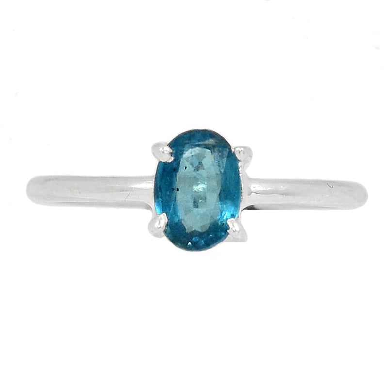 Claw - Teal Blue Kyanite Faceted Ring - TKFR173