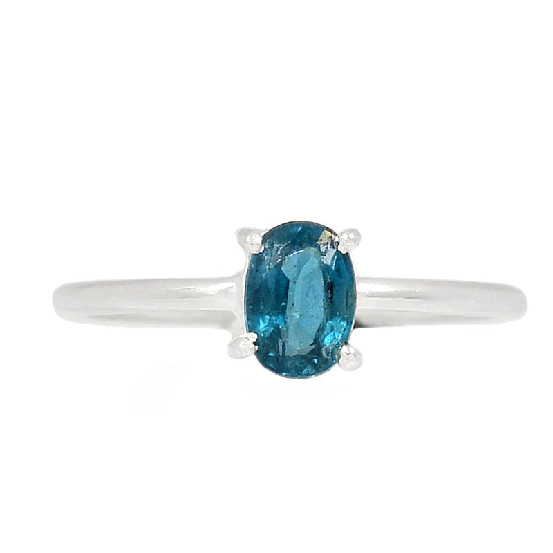 Claw - Teal Blue Kyanite Faceted Ring - TKFR174
