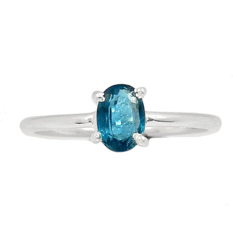 Claw - Teal Blue Kyanite Faceted Ring - TKFR176