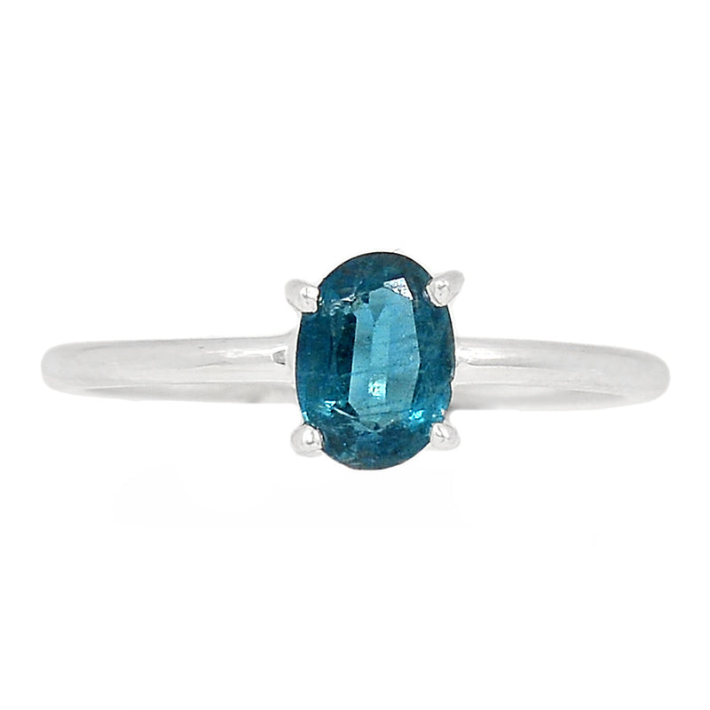 Claw - Teal Blue Kyanite Faceted Ring - TKFR177