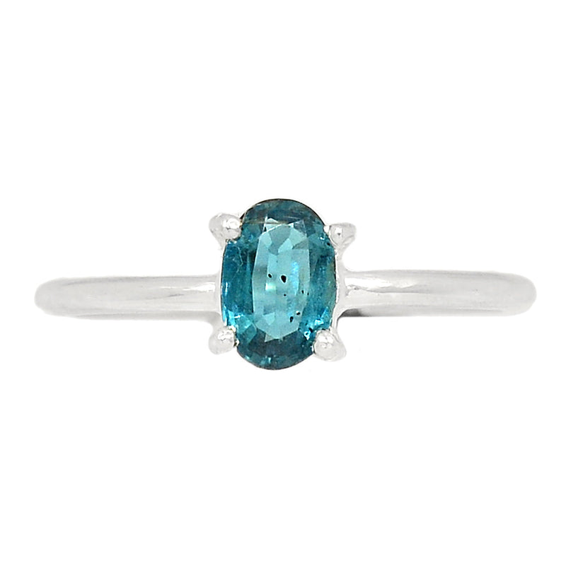 Claw - Teal Blue Kyanite Faceted Ring - TKFR178