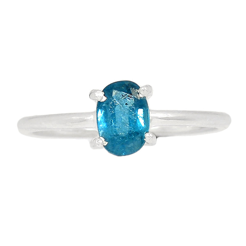 Claw - Teal Blue Kyanite Faceted Ring - TKFR179