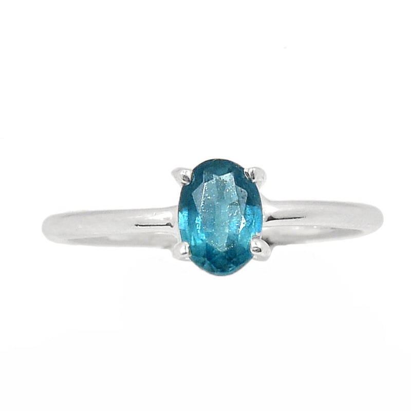 Claw - Teal Blue Kyanite Faceted Ring - TKFR182