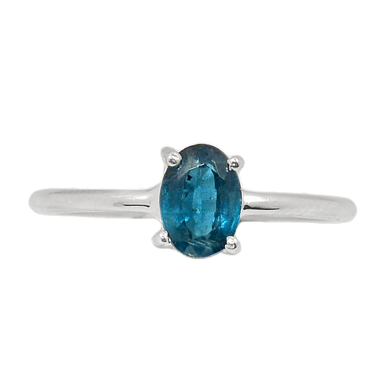 Claw - Teal Blue Kyanite Faceted Ring - TKFR183