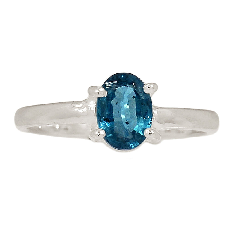 Claw - Teal Blue Kyanite Faceted Ring - TKFR218