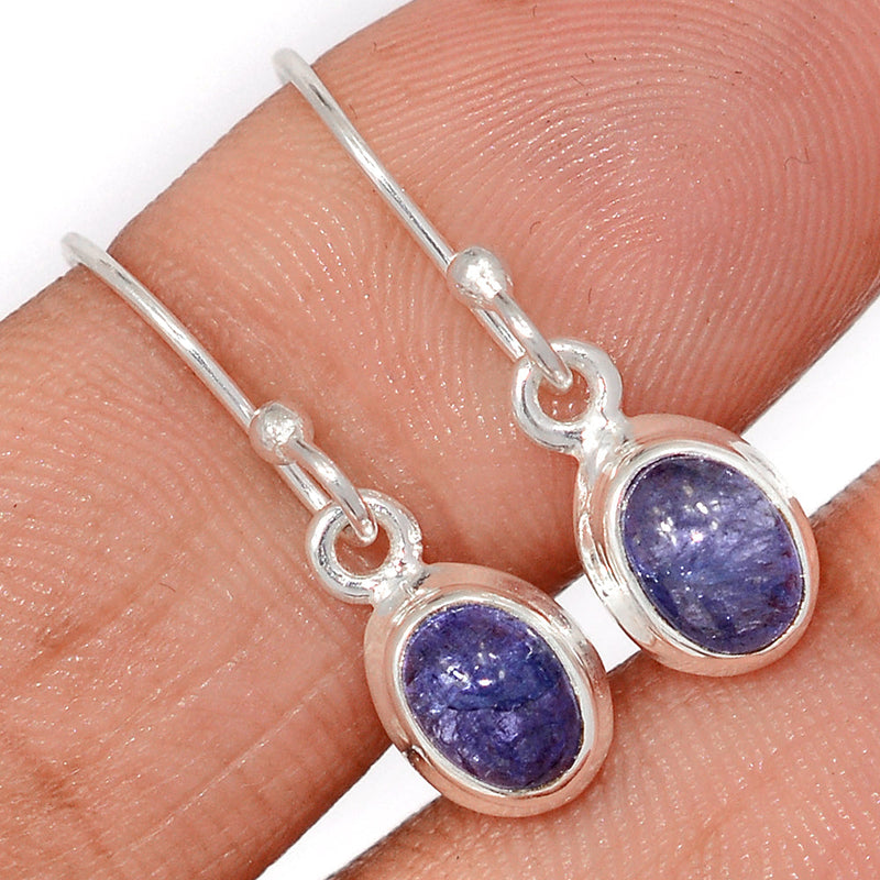 1" Tanzanite Earrings - TNZE234