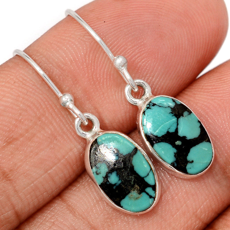1.2" Tibetan Turquoise Earrings - TQSE594