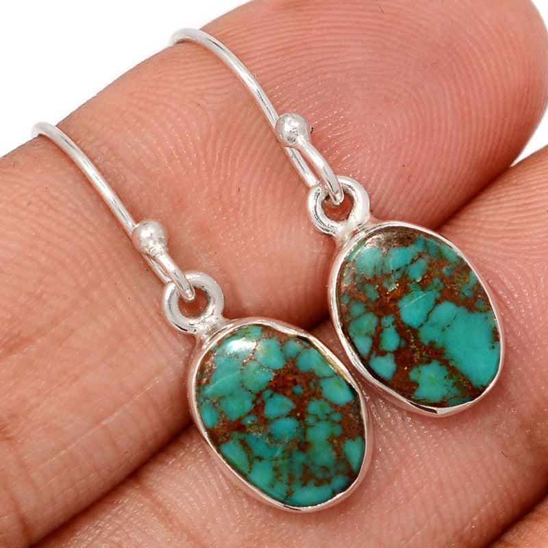 1.1" Tibetan Turquoise Earrings - TQSE612