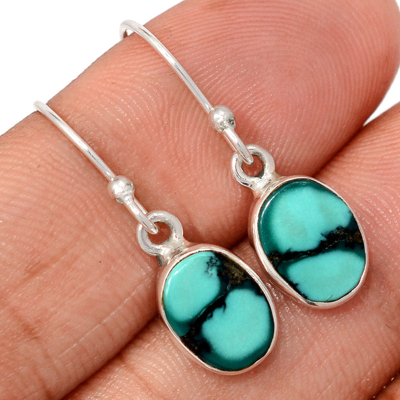 1.1" Tibetan Turquoise Earrings - TQSE616