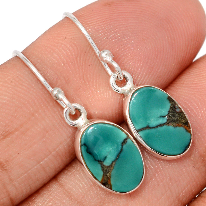 1.2" Tibetan Turquoise Earrings - TQSE617
