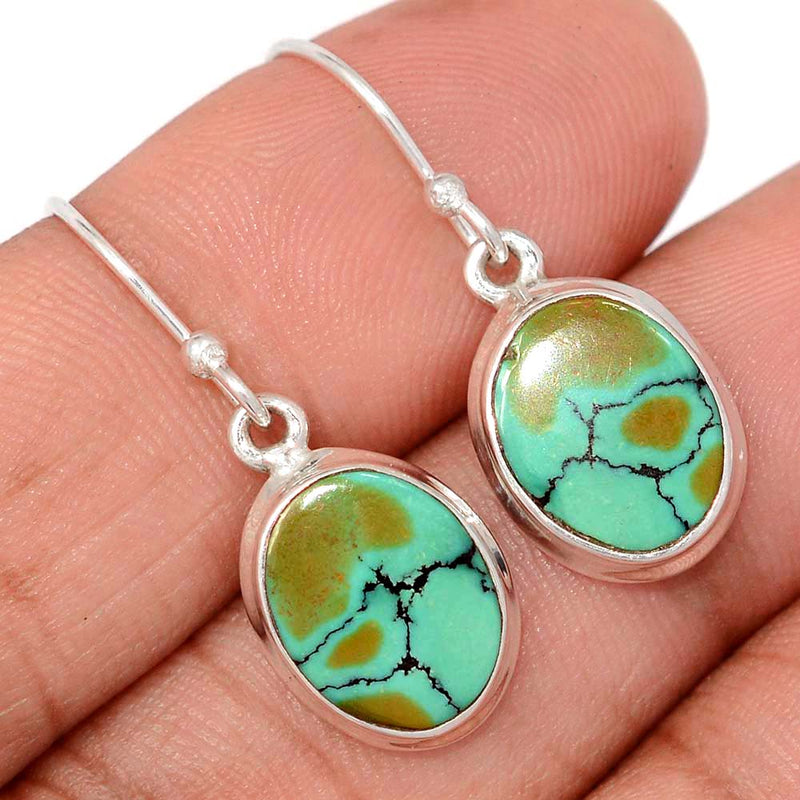 1.2" Tibetan Turquoise Earrings - TQSE619