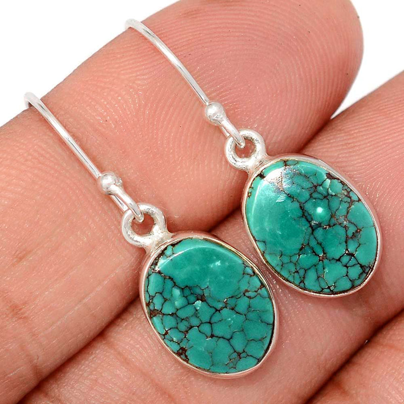 1.2" Tibetan Turquoise Earrings - TQSE624