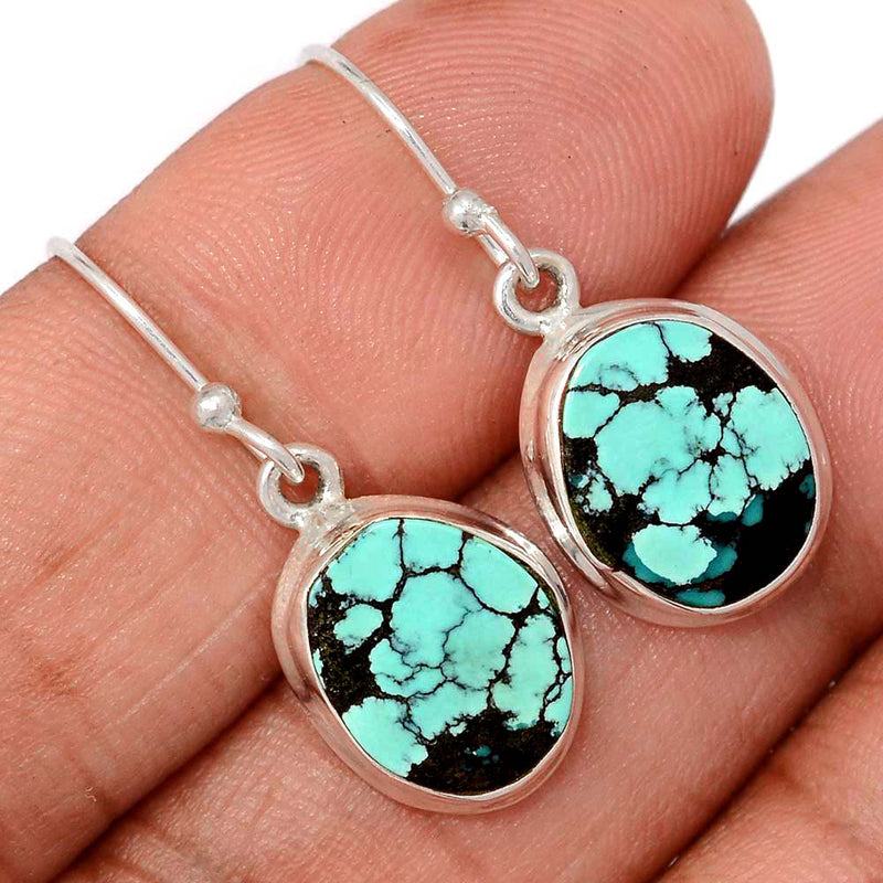 1.2" Tibetan Turquoise Earrings - TQSE630