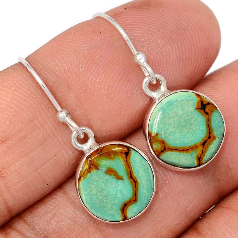 1.1" Tibetan Turquoise Earrings - TQSE633