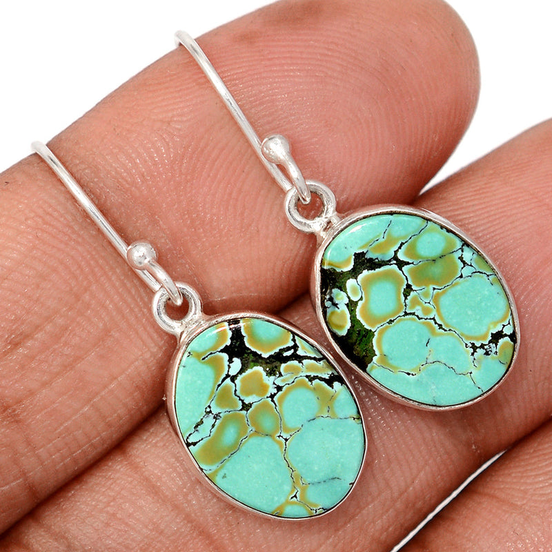 1.2" Tibetan Turquoise Earrings - TQSE635