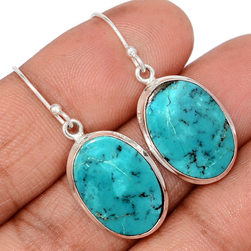 1.5" Tibetan Turquoise Earrings - TQSE640