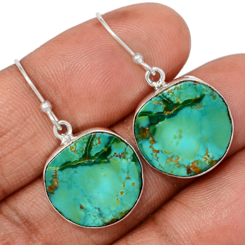 1.3" Tibetan Turquoise Earrings - TQSE643