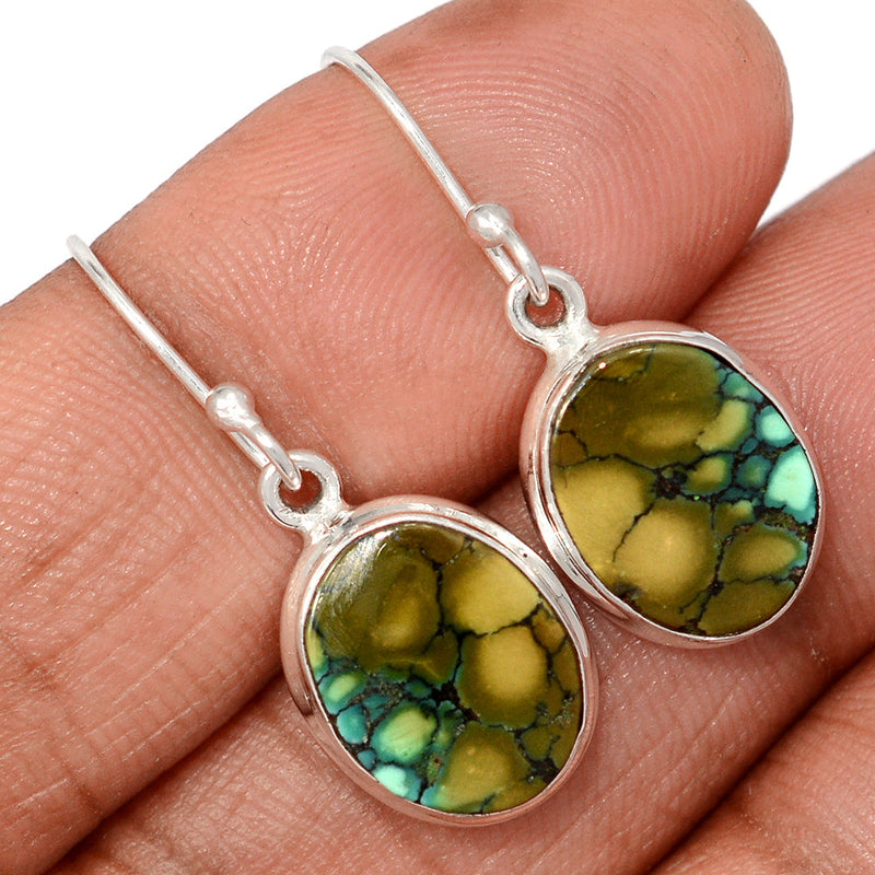 1.2" Tibetan Turquoise Earrings - TQSE644