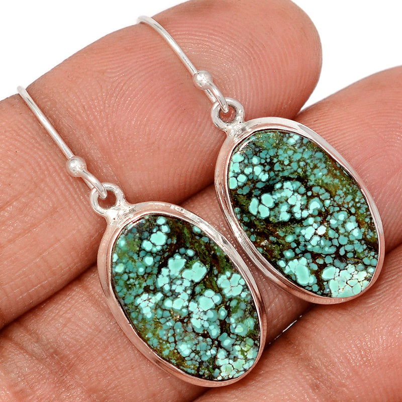 1.5" Tibetan Turquoise Earrings - TQSE648