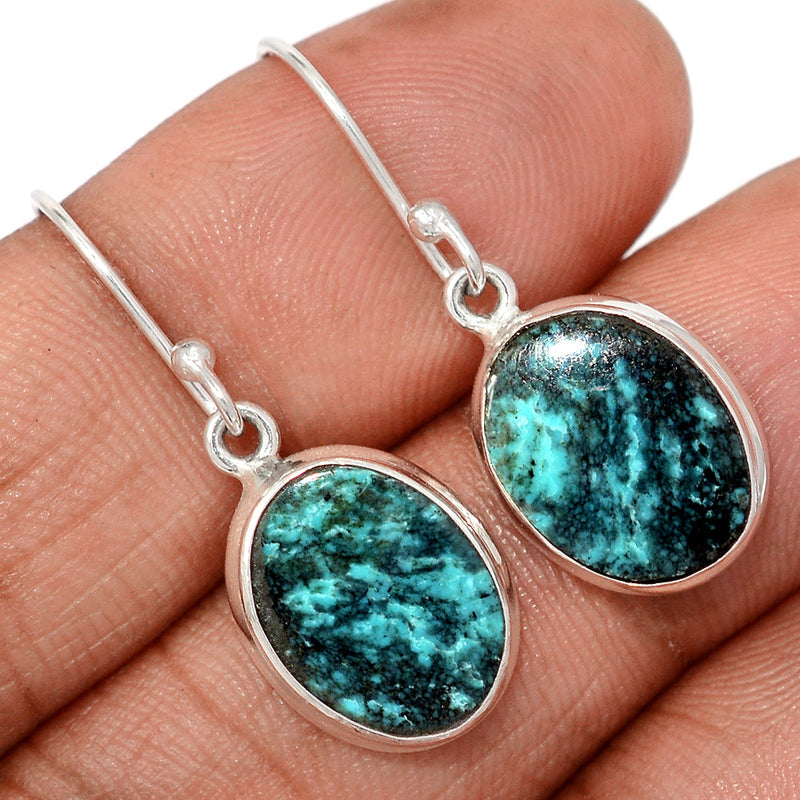 1.2" Tibetan Turquoise Earrings - TQSE650