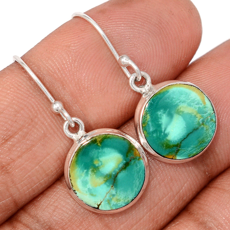 1.1" Tibetan Turquoise Earrings - TQSE652