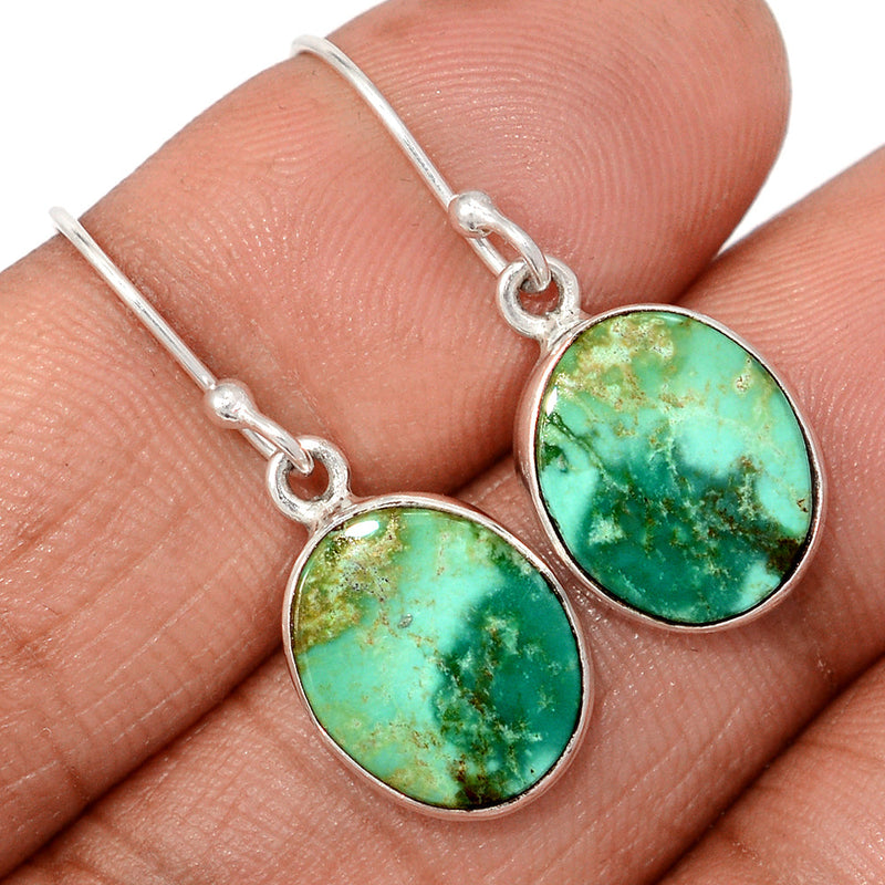 1.2" Tibetan Turquoise Earrings - TQSE654