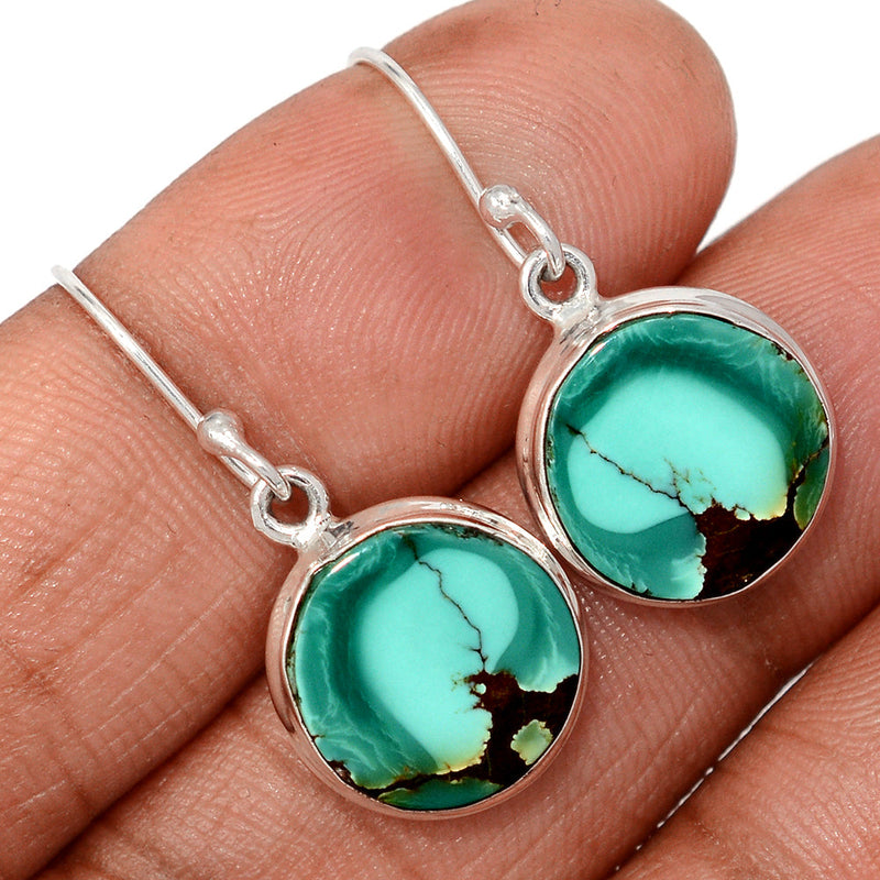 1.2" Tibetan Turquoise Earrings - TQSE655