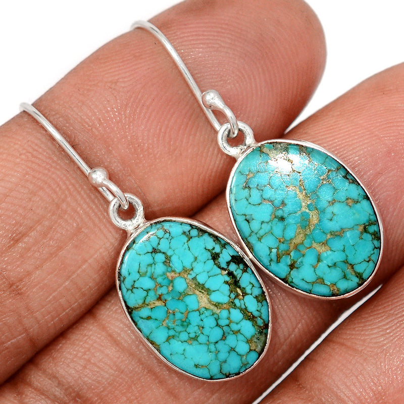 1.3" Tibetan Turquoise Earrings - TQSE663