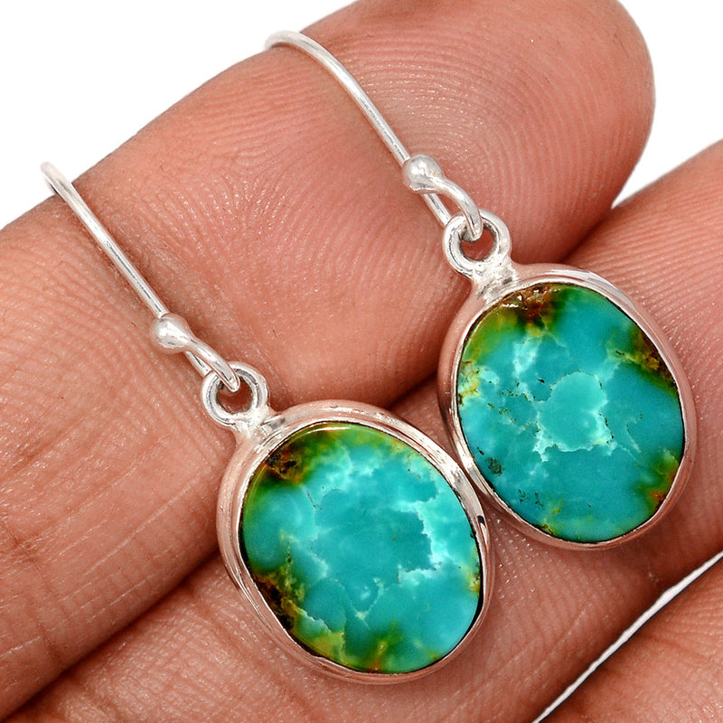 1.2" Tibetan Turquoise Earrings - TQSE664