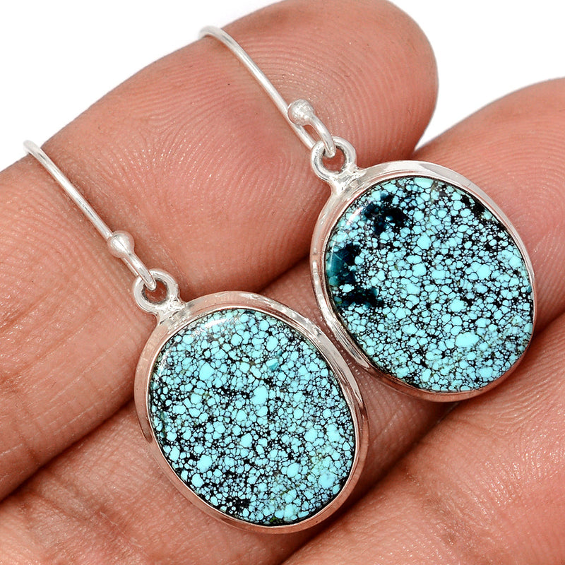 1.5" Tibetan Turquoise Earrings - TQSE667