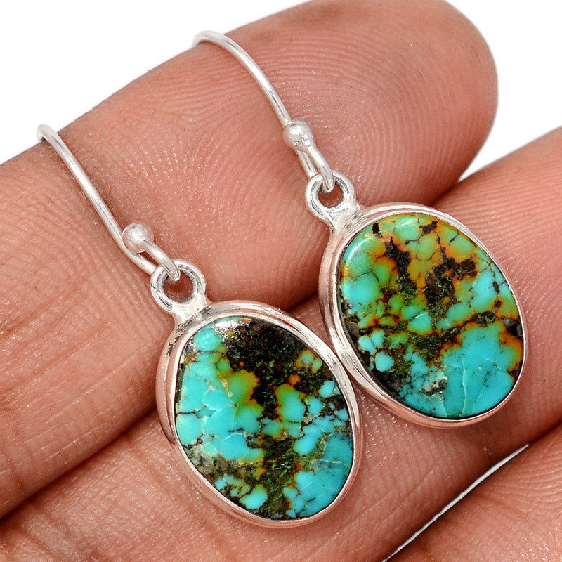 1.2" Tibetan Turquoise Earrings - TQSE668