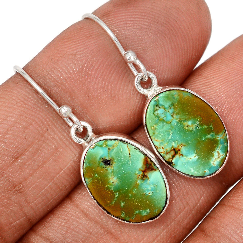 1.2" Tibetan Turquoise Earrings - TQSE673