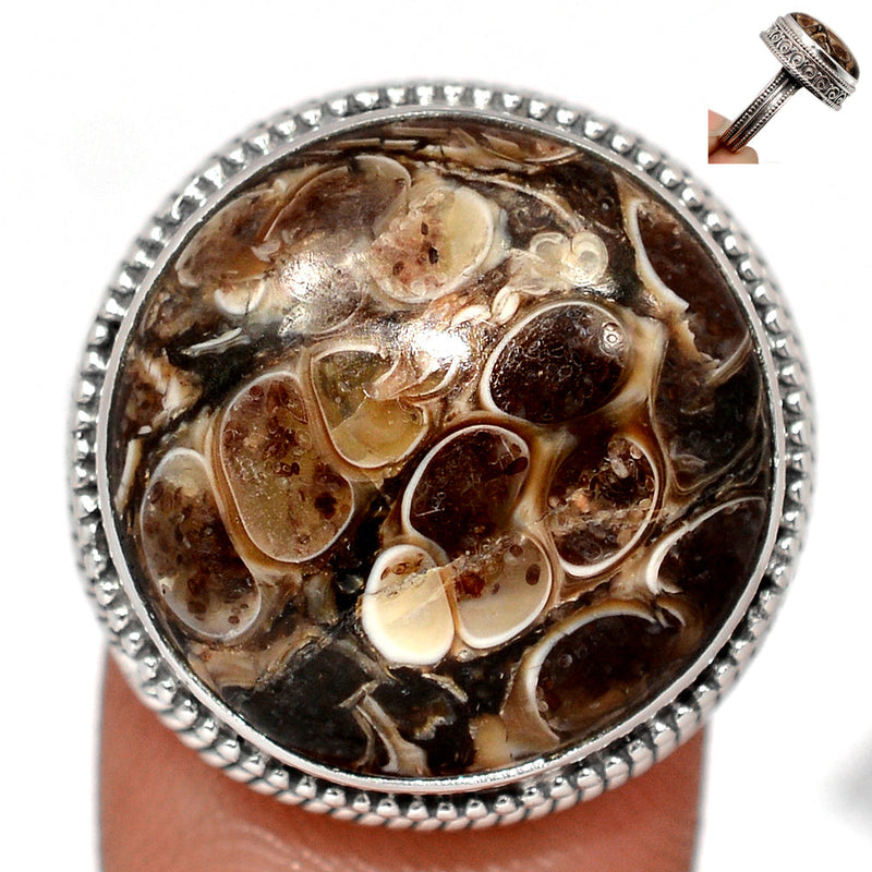 Fine Filigree - Turtella Jasper Ring - TTJR643