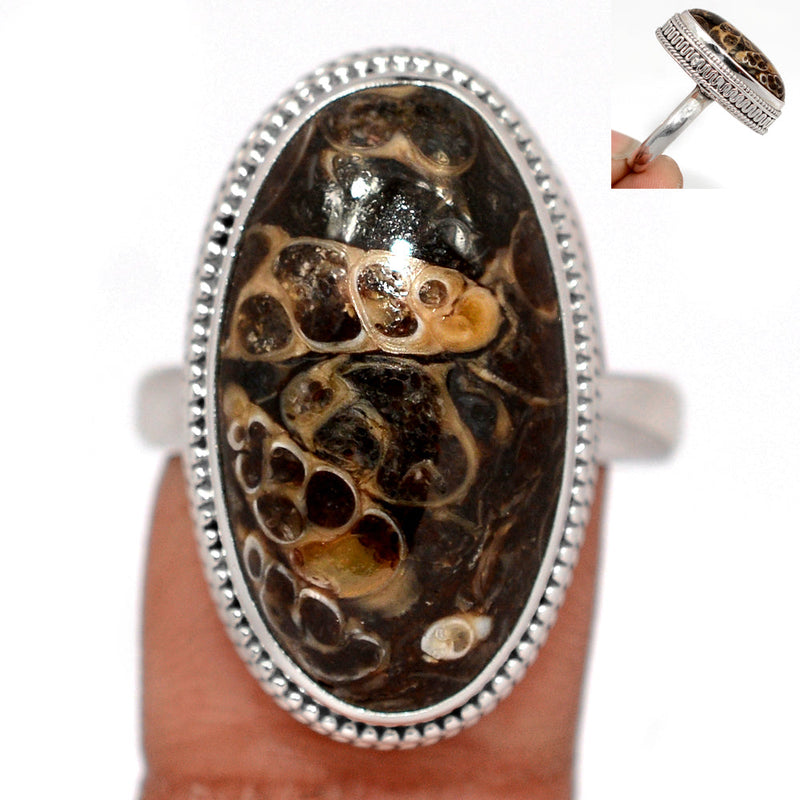 Fine Filigree - Turtella Jasper Ring - TTJR644