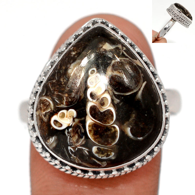 Fine Filigree - Turtella Jasper Ring - TTJR647