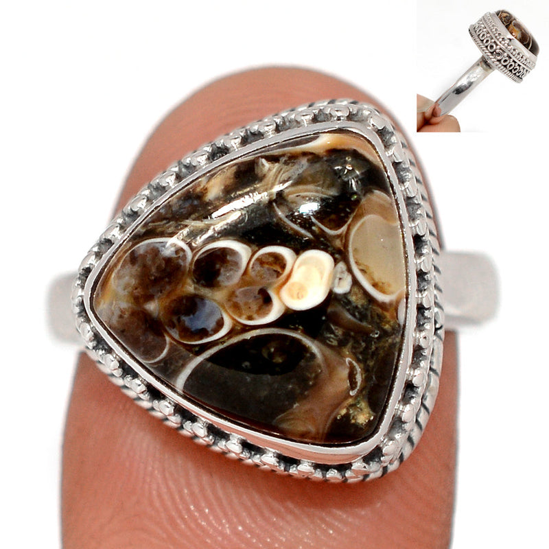 Fine Filigree - Turtella Jasper Ring - TTJR651