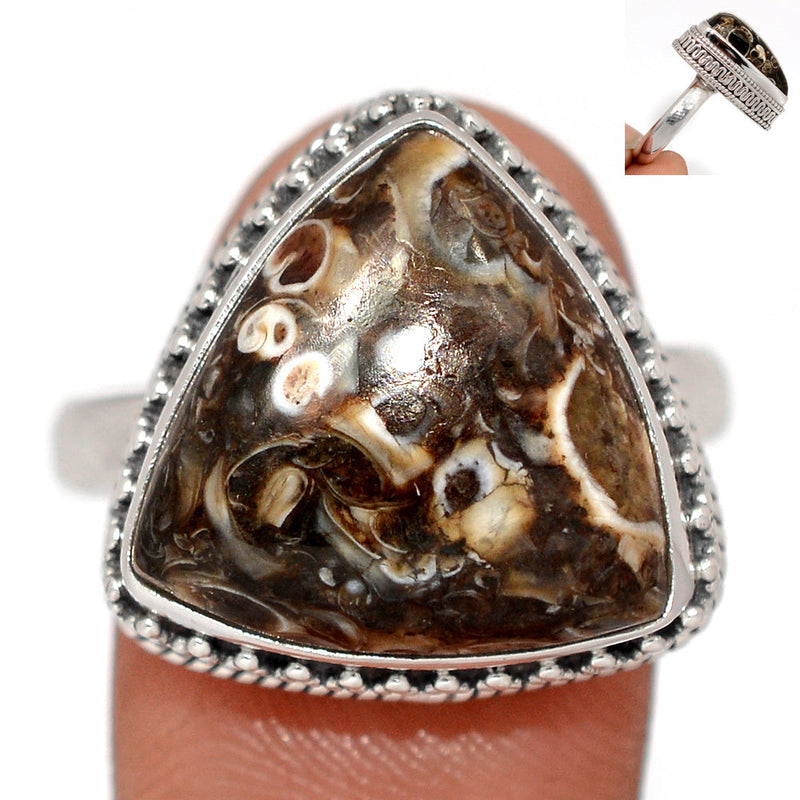 Fine Filigree - Turtella Jasper Ring - TTJR652