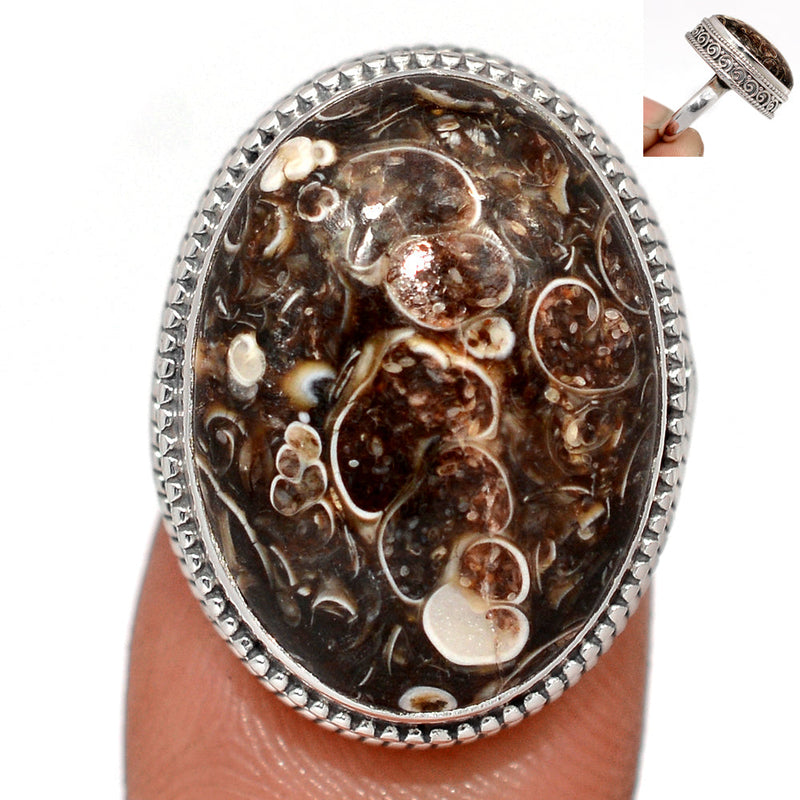 Fine Filigree - Turtella Jasper Ring - TTJR654