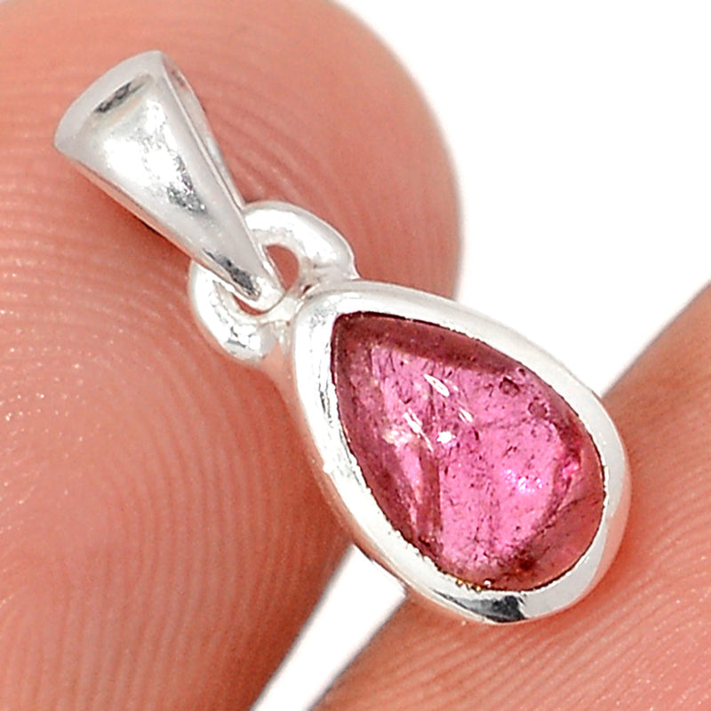 0.6" Tourmaline Cabochon Pendants - TUCP244