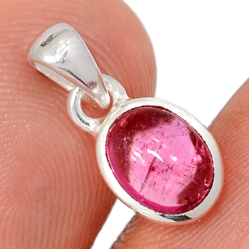 0.6" Tourmaline Cabochon Pendants - TUCP245
