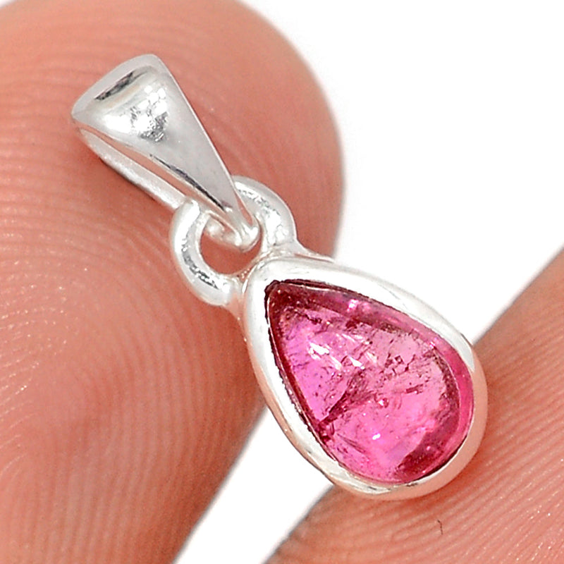 0.7" Tourmaline Cabochon Pendants - TUCP248