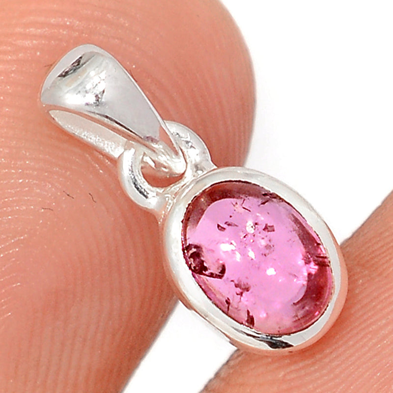 0.6" Tourmaline Cabochon Pendants - TUCP253