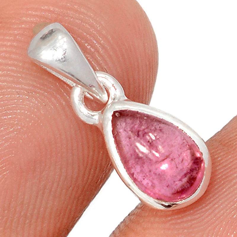 0.7" Tourmaline Cabochon Pendants - TUCP254