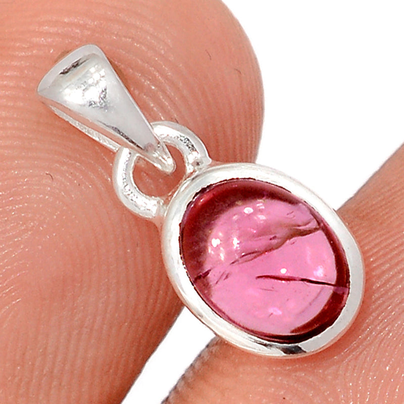 0.6" Tourmaline Cabochon Pendants - TUCP257