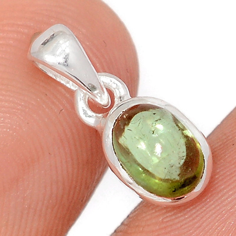 0.6" Tourmaline Cabochon Pendants - TUCP258