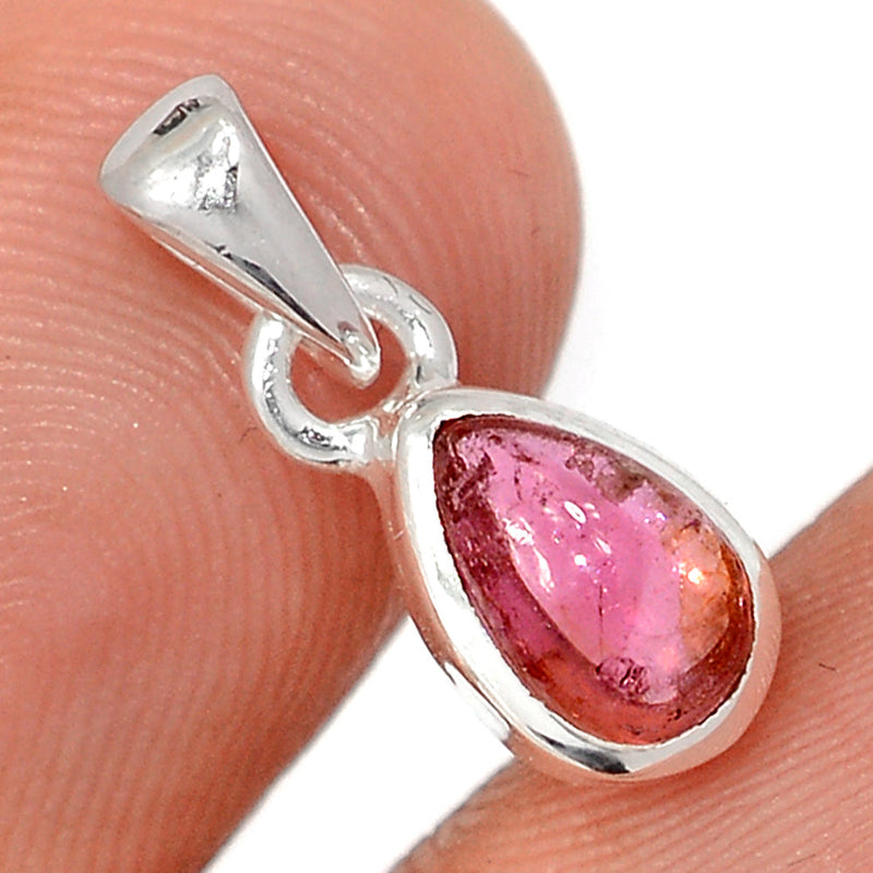 0.7" Tourmaline Cabochon Pendants - TUCP261