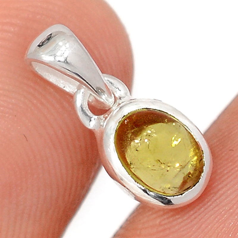 0.6" Tourmaline Cabochon Pendants - TUCP264