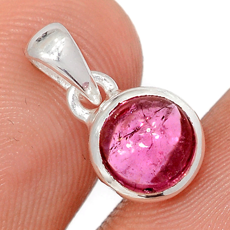 0.6" Tourmaline Cabochon Pendants - TUCP265